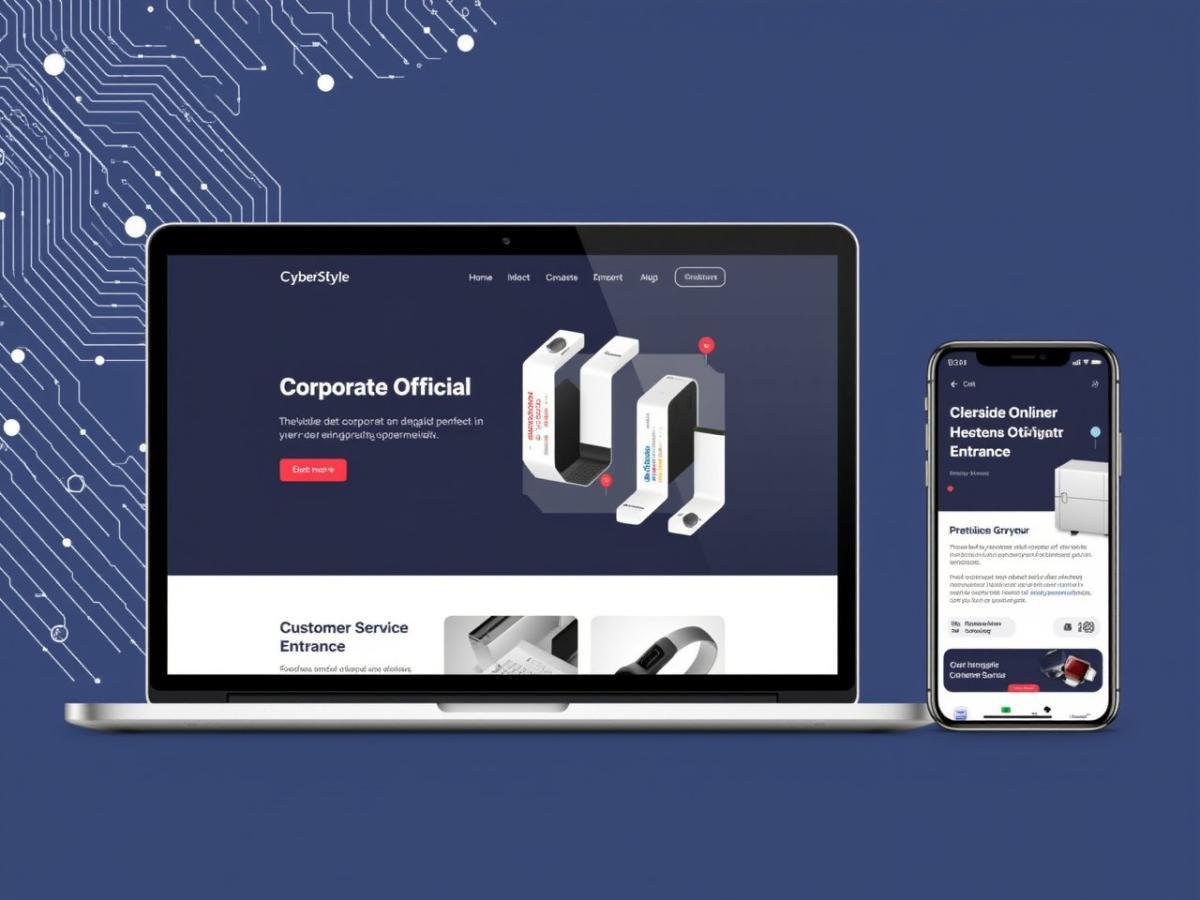 現代企業官方網站設計示例——響應式布局與品牌視覺融合